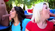 These Horny Stepdaughters Want Real Meat