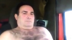 Horny trucker stud