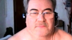 hot argentinian grandpa wanking and cumming