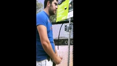 Public jacking off in home depot garden center