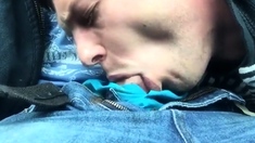 Car blowjob n swallow