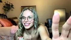 Small titted babe Lauryn May takes