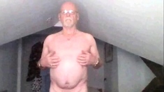 grandpa is naked