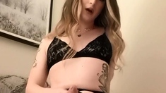 Dirty tranny webcam masturbation