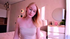 Blonde teen Sierras first erotic masturbation video