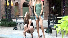 Amateur blonde customer nailed in public for a free fare