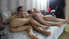 Horny Busty Milf Group Sex