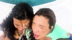 Cute amateur brunette gives pov blowjob and fuck