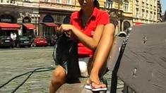 Small Titted Gypsy Masturbating