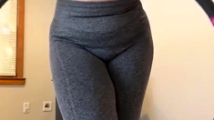 Big boobs milf masturbates with her dildo