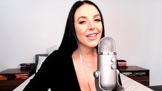 Cute curly brunette solo webcam masturbation