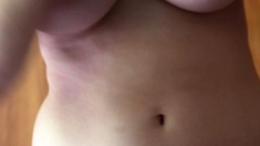 This large amateur cam girl has some very big boobs
