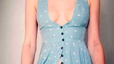 Stunning amateur blonde in lingerie fucked hard