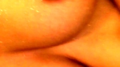 Amateur blondie solo anal masturbation