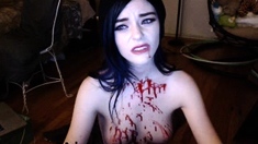Amateur brunette ariana marie solo toying