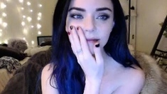 Brunette Solo Webcam Masturbation