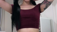 Hot teen lauryn may solo toying