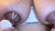 Busty hottie tit fucked real hard in close up