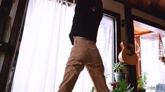 Cute amateur brunette naughty in solo jerking show on camera