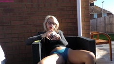 Blonde Teen Moaning In Pleasure While Masturbating