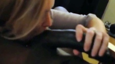 Amazing Interracial Amateur Blowjob
