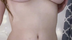 Big boobs milf masturbates with her dildo