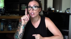 Cute amateur brunette naughty in solo jerking show on camera