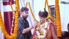 Tiny Indian MILF Naomi Shah swallows a stiff cock