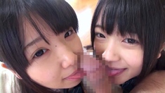 Teen blowjob threesome hardcore japanese