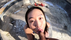 Hardcore Asian blowjob masturbation
