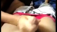 Malaysian Girl Aisyah Sucks and Jerks Off