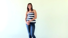 Teen Girl Solo Masturbation and Striptease 3