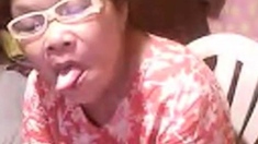 Mature Asian Elizabeth, 57, Flashes on Webcam