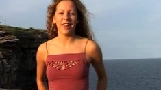 Amateur real small titted party teen slammed in gym class