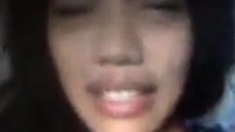 Skinny Asian Girl on a Video Call