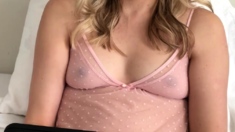 Blonde Solo Jerking Off