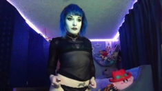 Sexy Goth With Big Ass And Sexy Petite Body