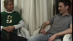They just met, but these boys share of love of cock that makes them best friends