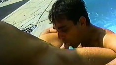 A Horny Pair Of Well-hung Guys Get Really Nasty Out By The Pool
