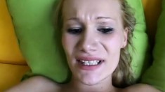 A Pale Babe Gets Her Shaven Pussy Ravaged In A Hot Pov Session