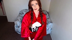 Cute and seet redhead solo masturbation