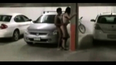 Grosse Pute Prise Dans Un Parking