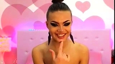 Pink Dildo Deepthroating By A Hot Chick Dtd