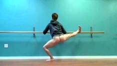 Male ballet practice (without tights!)