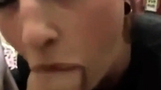 Skater Girl Sucks Thick Cock Till It Burst Cum In Her Mouth