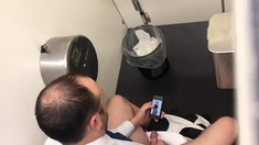 Str8 Spy Daddy In Public Toilet Part 2